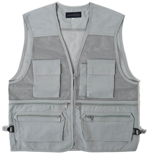 style contact 收納王網眼登山釣魚工作服網紗背心