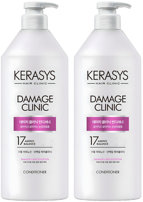 케라시스 데미지 클리닉 단백질 컨디셔너, 980ml, 2개