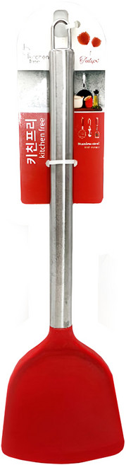 Kitchenfree 矽膠鍋鏟, 紅色, 1支