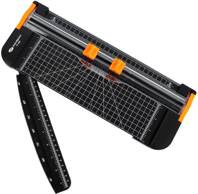 로드메일코리아 안전 트리머 재단기 + 여분 칼날, A4, TT-300 블랙