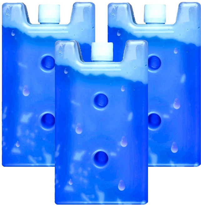 保冷冰磚 331g 400ml 藍色, 1個