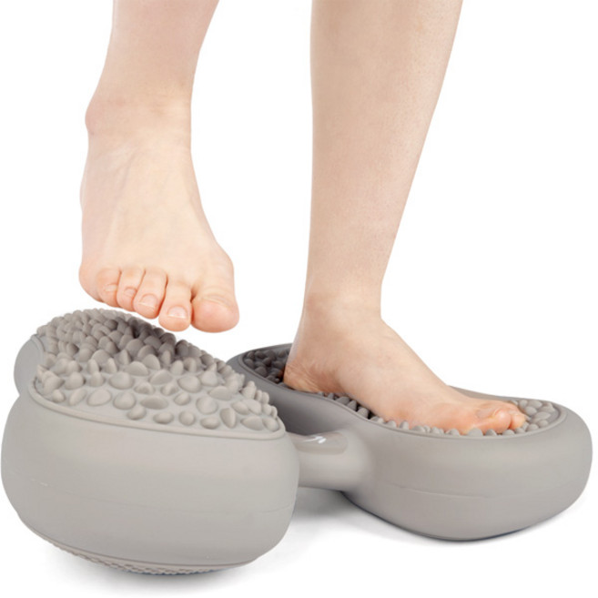 韓國 iWANNA 柔軟空氣按摩踏步機, 木紋灰