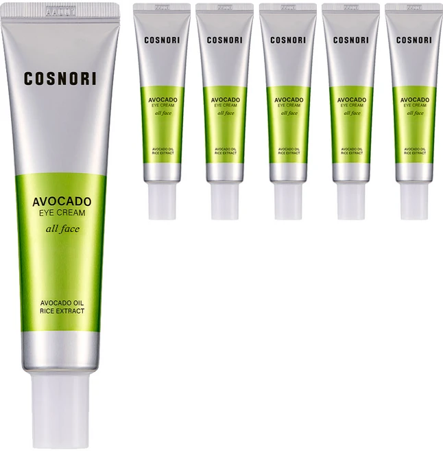 [비건뷰티] 코스노리 아보카도 아이크림 올 페이스, 6개, 30ml - 쿠팡