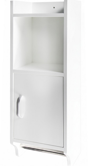 Cassido 卡司多 精緻防水吊櫃 304不鏽鋼鉸鍊 100%PVC發泡板, 白色