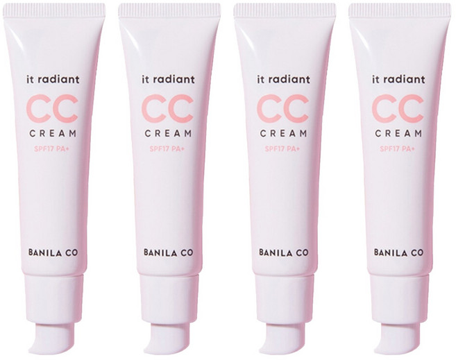 바닐라코 잇 래디언트 씨씨 크림 SPF17 PA+, 4개, 30ml