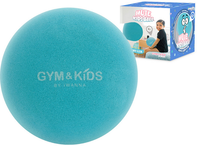 아이워너 짐앤키즈 무소음 탱탱볼, 마린 블루, 1개