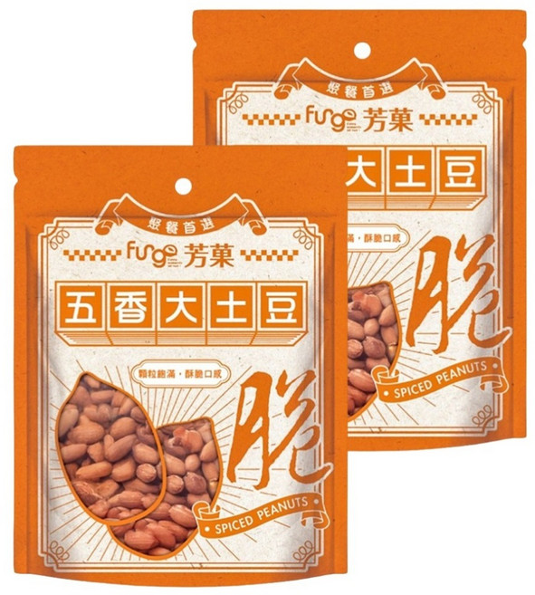 Fungo 芳菓 五香大土豆, 2包, 140g
