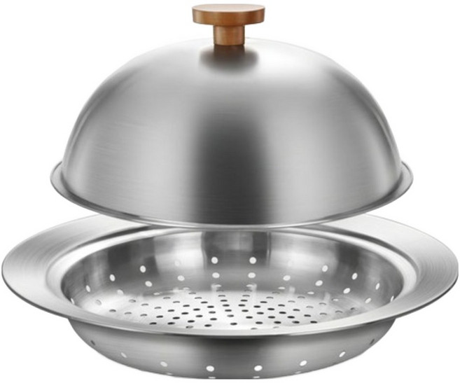 CASANI 不鏽鋼圓頂蒸鍋組 24~28cm, 1組, 28cm