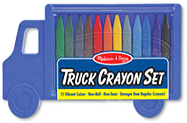 멜리사엔더그 크레용 트럭 MD4159, 12색, 1세트