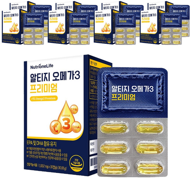 뉴트리원 알티지 오메가 3 프리미엄, 9개, 30정