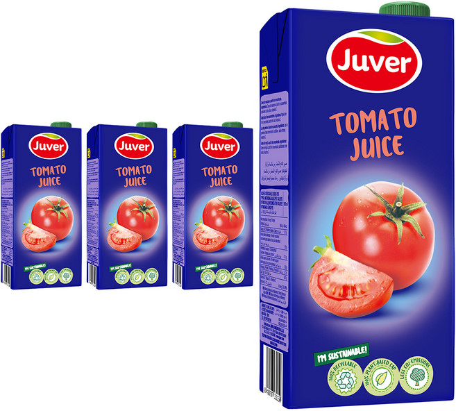 후버 토마토주스, 1L, 4개