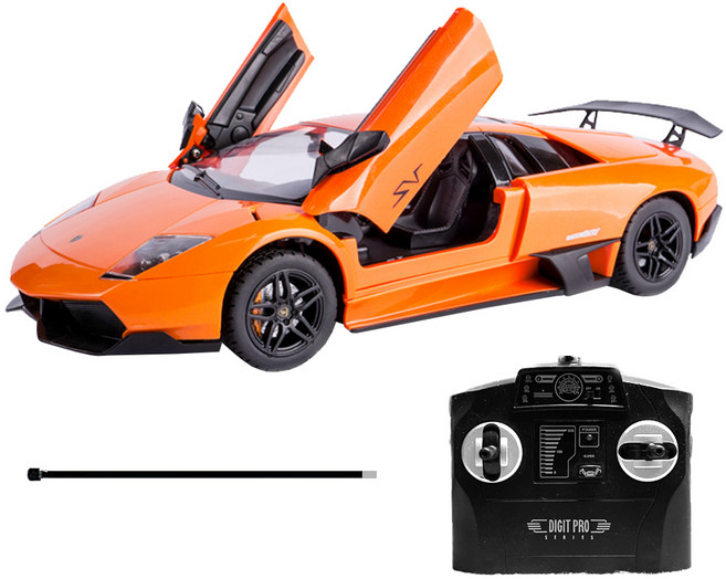 토이게이트 1:14 람보르기니 무르시엘라고 도어 오픈형 RC카 LP670, 오렌지, 1개
