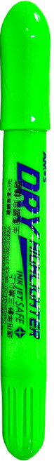 AMOS 阿摩司 果凍螢光筆 DRY HIGHLIGHTER, 綠色, 1支