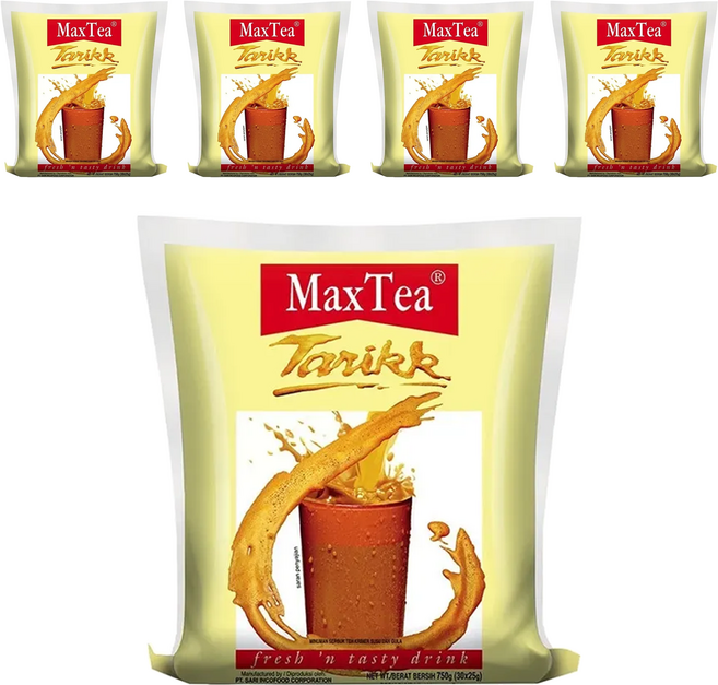 MaxTea 即溶奶茶 香醇厚實, 25g, 30包, 5袋