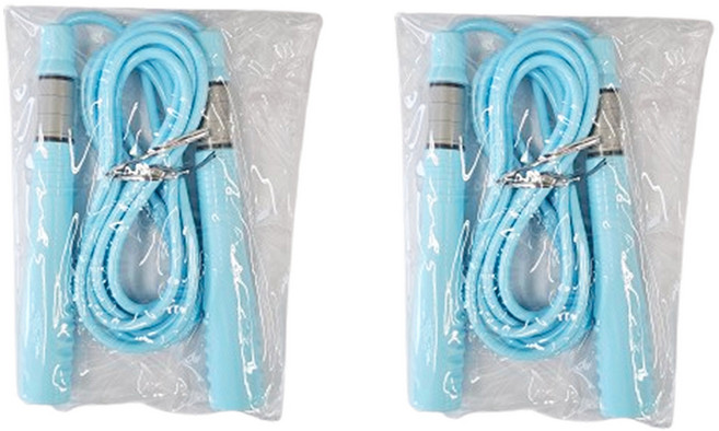 이신 길이조절 줄꼬임방지 줄넘기, 블루, 2개
