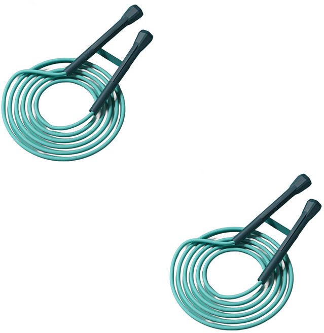 The해피앤 초경량 길이조절 패밀리 줄넘기, 블루, 2개