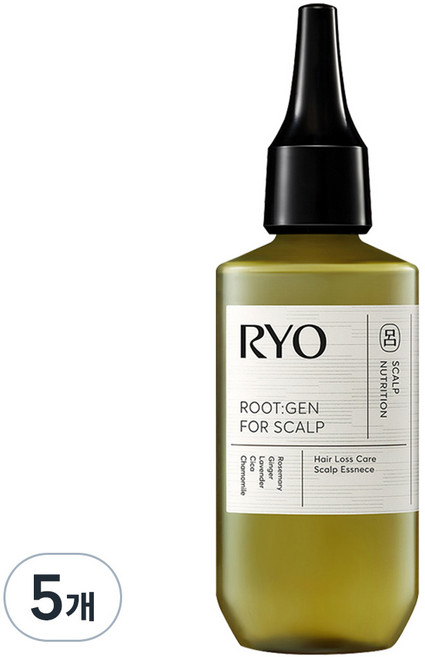 려 루트젠 탈모 증상 전문 케어 두피 에센스, 80ml, 5개