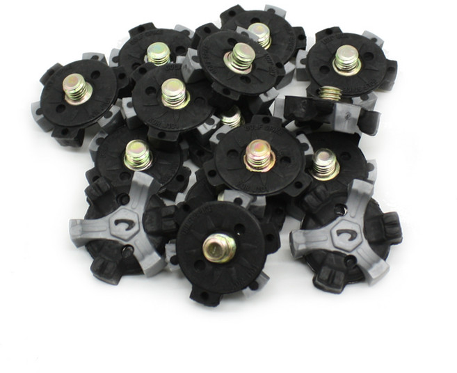 하이스포츠 골프 슈즈 스파이크징 나사형 18p + 렌치, 혼합색상, 1세트