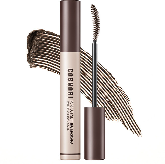 COSNORI 完美定型防水纖長捲翹睫毛膏 7ml, 1.5 黑棕色, 1個
