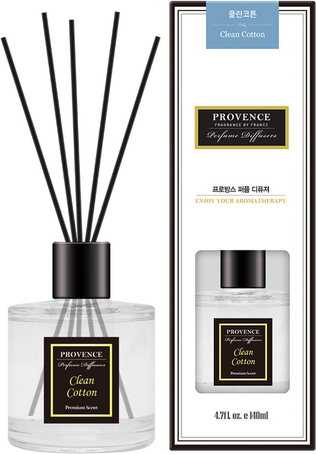 The Herb Shop 普羅旺斯香水擴香器 140ml, Clean Cotton, 1個