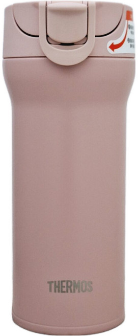 THERMOS 膳魔師 360ml 彈蓋式保溫瓶 JNM-361K 寬口 滑動鎖定, 粉紅色, 1個