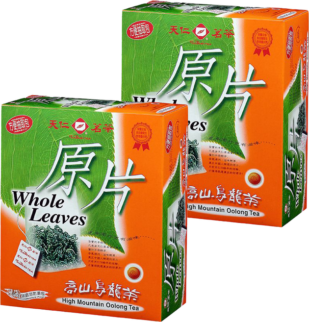 天仁茗茶 原片 高山烏龍茶, 3g, 40包, 2盒