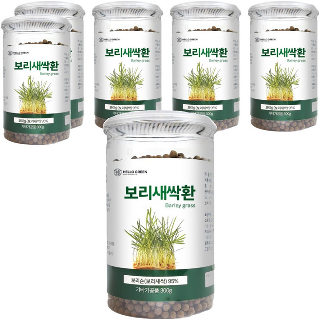 헬로우그린 보리새싹환, 300g, 6개