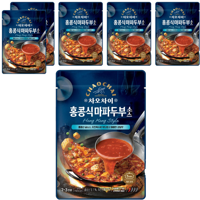 차오차이 홍콩식 마파두부 소스, 150g, 6개