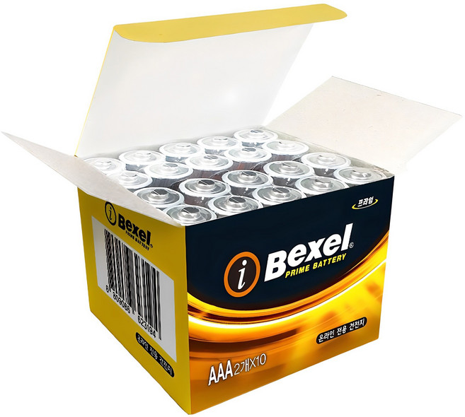 벡셀 아이프라임 알카라인 AAA건전지, 20개입, 1개