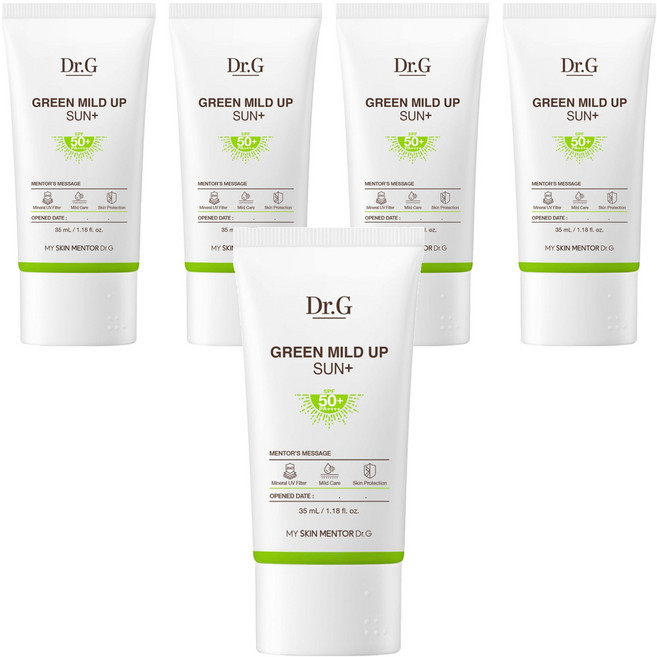 닥터지 그린 마일드 업 선 플러스 SPF50+ PA++++, 35ml, 5개