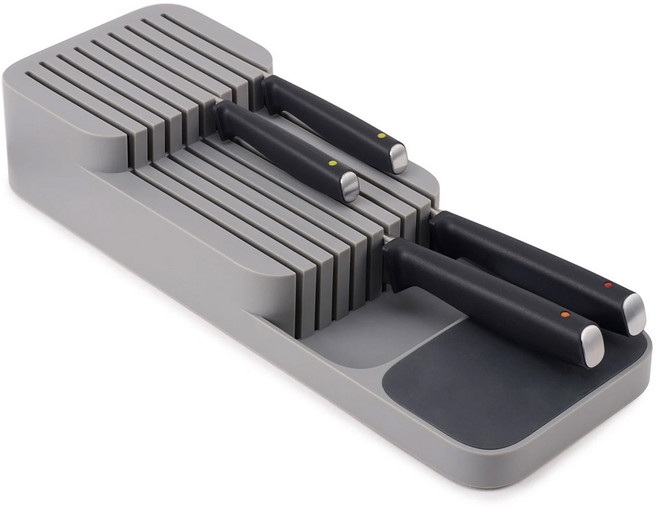 모나코올리브 뉴얼 서랍형 칼꽂이, 그레이, 1개