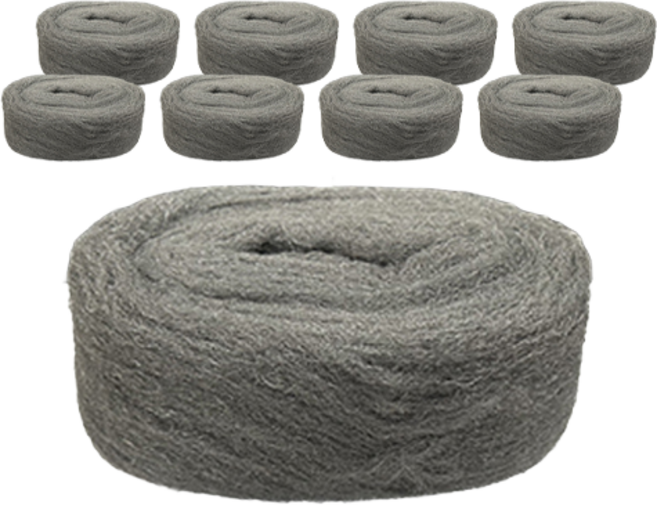 World Clean 鋼絲絨 Steel Wool 0000 100g, 9個