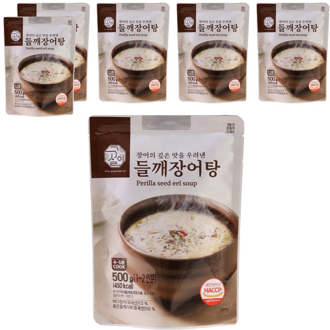 설국 들깨장어탕, 500g, 6개