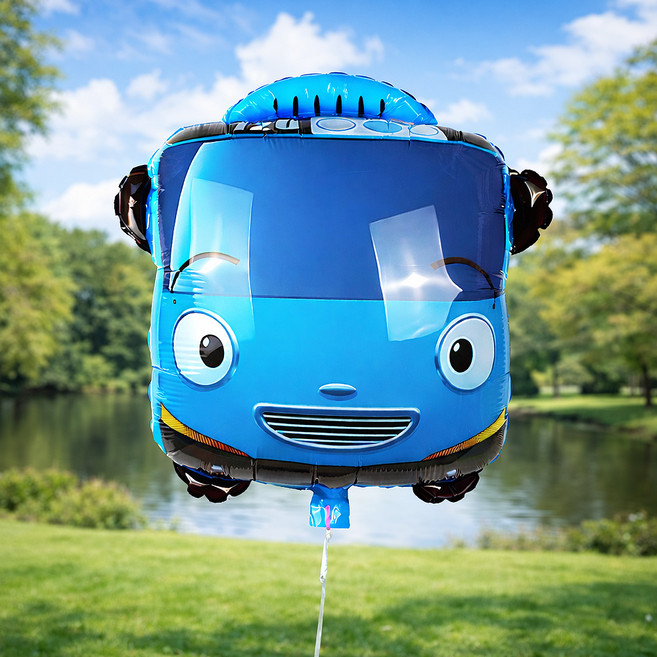 파티쇼 슈퍼쉐잎 은박 풍선나라, 꼬마버스타요, 1개