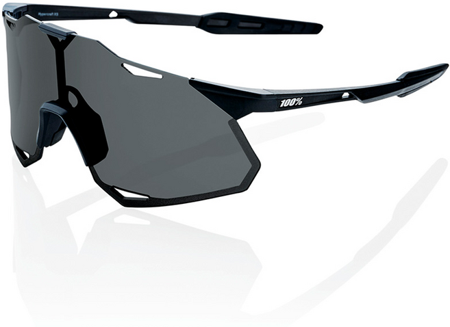100퍼센트 선글라스 하이퍼크래프트 XS, 매트 블랙(프레임), 스모크(렌즈), 1개