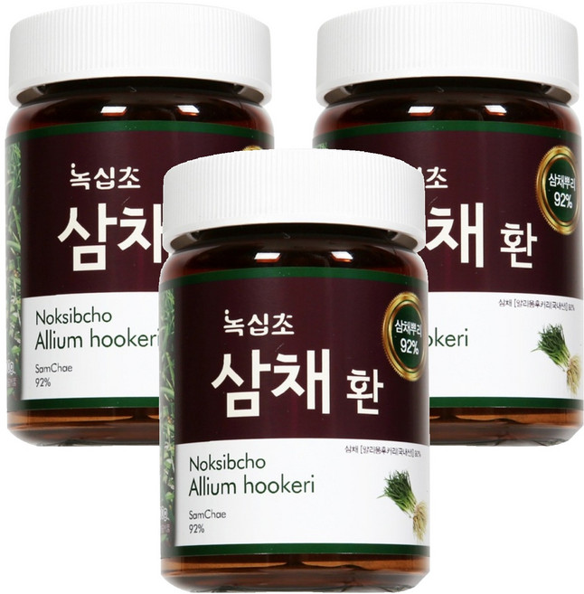 녹십초 삼채환, 100g, 3개