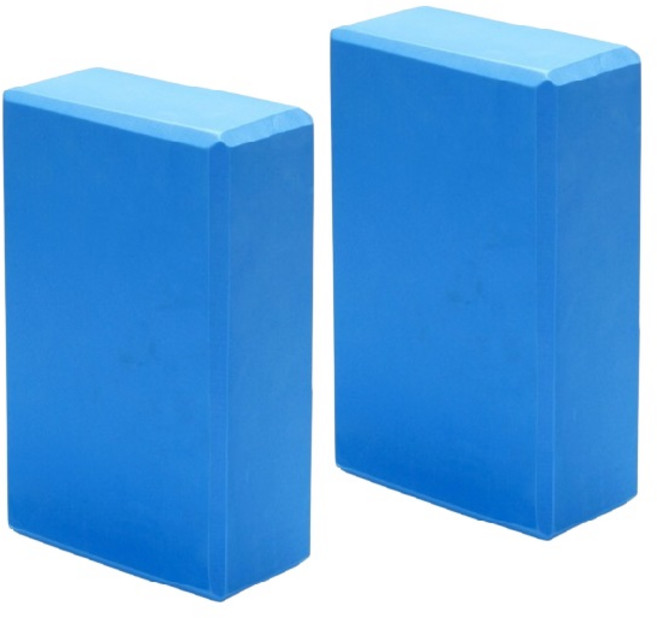블럭마트 고밀도 eva 요가블럭, 블루, 2개