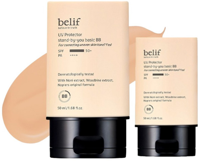 빌리프 UV 프로텍터 스탠바이유 베이직 비비크림 SPF50+ PA++++, 50ml, 2개