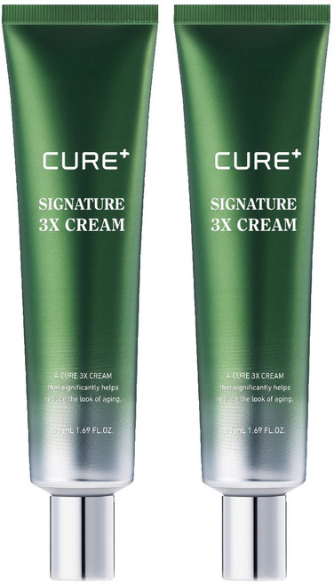 김정문알로에 라 센스 큐어 시그니처 쓰리엑스 크림, 50ml, 2개