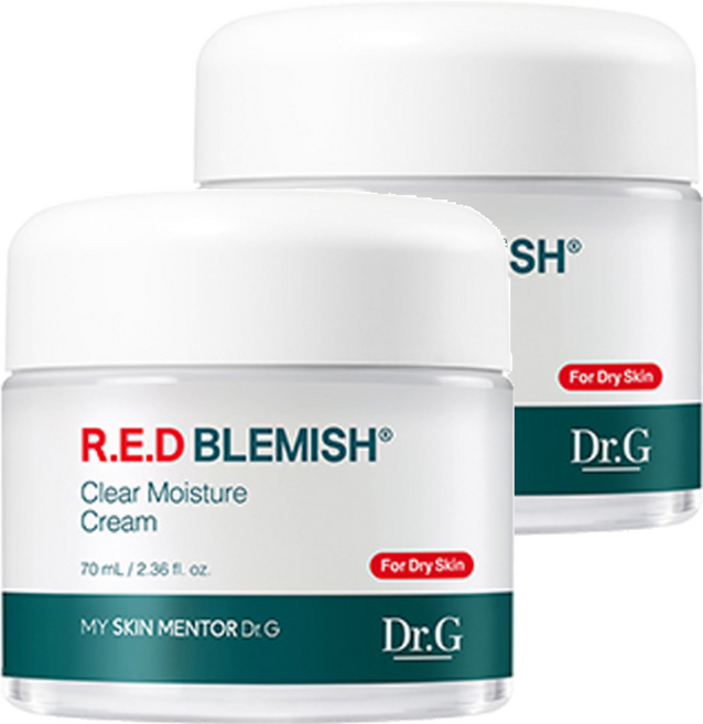 닥터지 레드 블레미쉬 클리어 모이스처 크림, 70ml, 2개