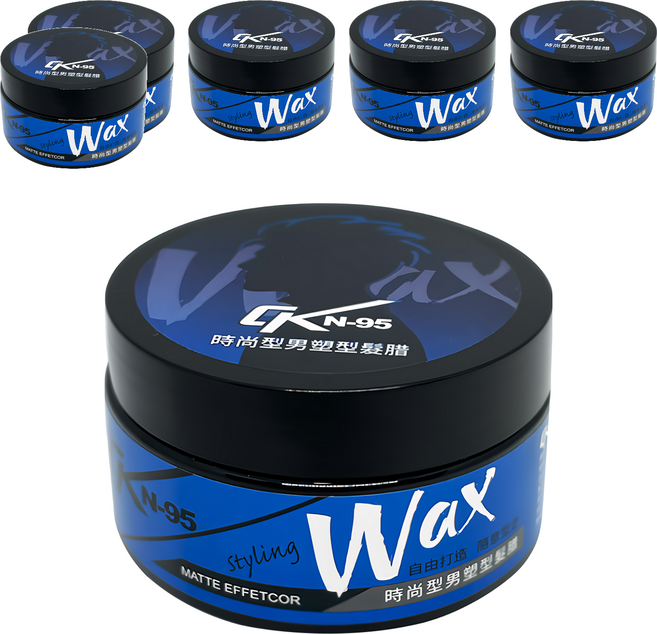 CK N-95 時尚型男塑型髮腊 100g, 6罐