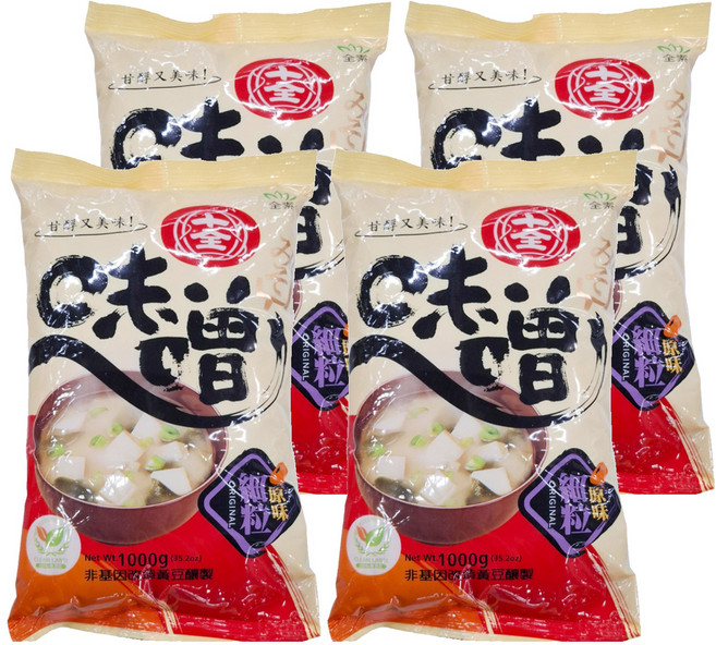 十全 原味味噌, 1kg, 4包