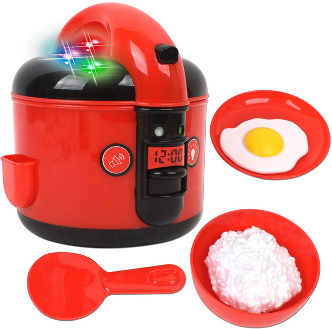 에그앤쿡 멜로디 밥통 소꿉놀이, 빨강, 1세트