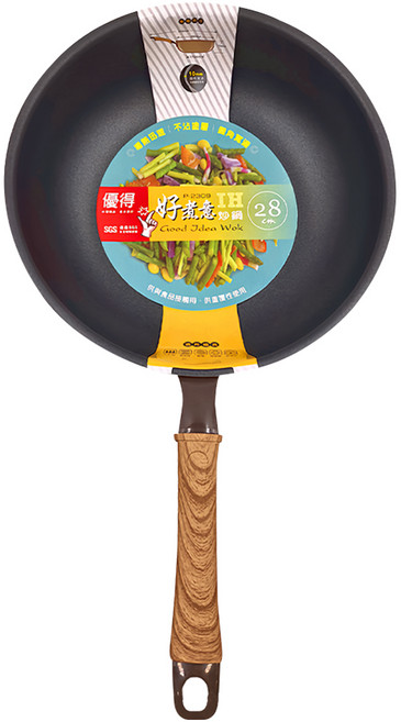 優得 好煮意 IH炒鍋, 28cm, 1個