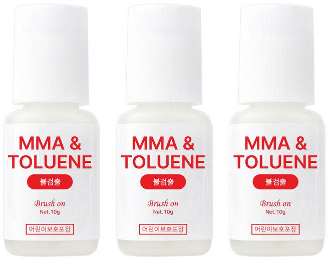 뷰랩 브러쉬온 네일글루 10g, 3개