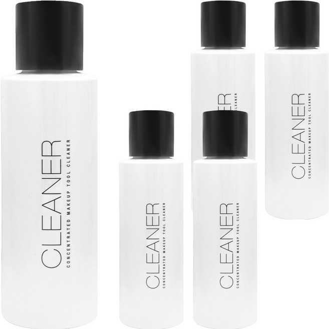Solone 台灣公司貨 彩妝工具專用水洗清潔液, 100ml, 5瓶
