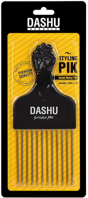 다슈 클래식 스타일링 픽 포마드 빗 콤브, 혼합색상, 1개