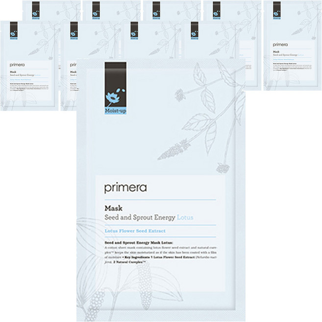 프리메라 S&S 에너지 마스크 로터스, 5개입, 2개