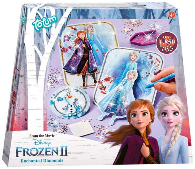 totum disney 迪士尼 手作系列 鑽貼畫組, 冰雪奇緣2, 1組
