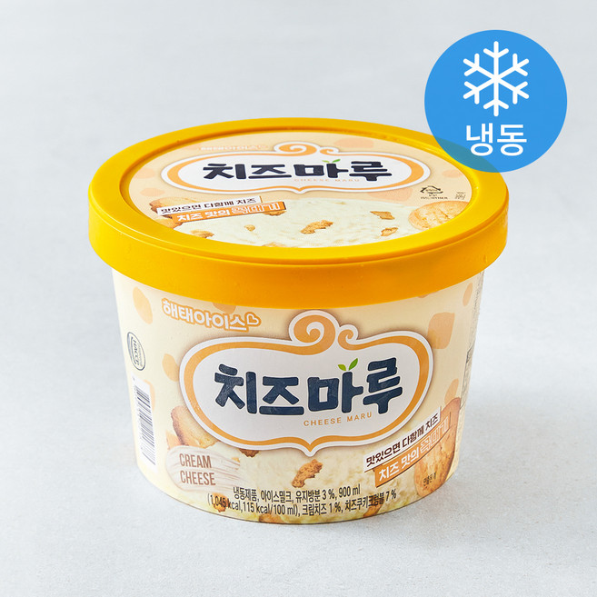 해태아이스 치즈마루 (냉동), 900ml, 1개입, 1개